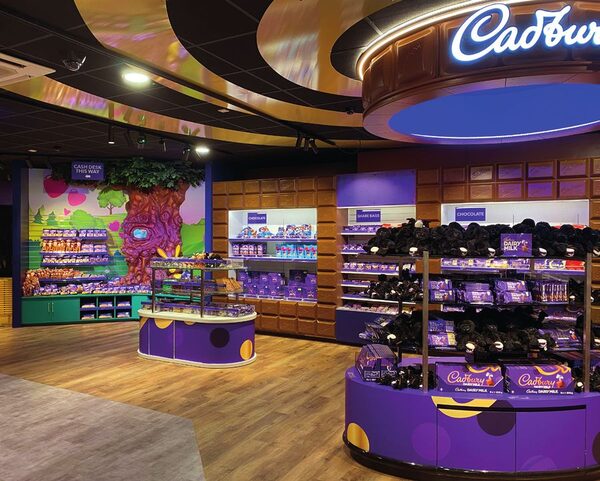 The shop at Cadbury World